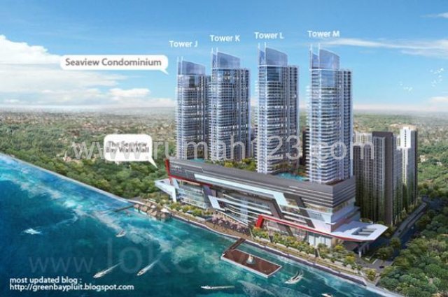 Greenbay Kondo 2bed 82m2 View Laut Plong Harga Murah, Pluit, Jakarta Utara