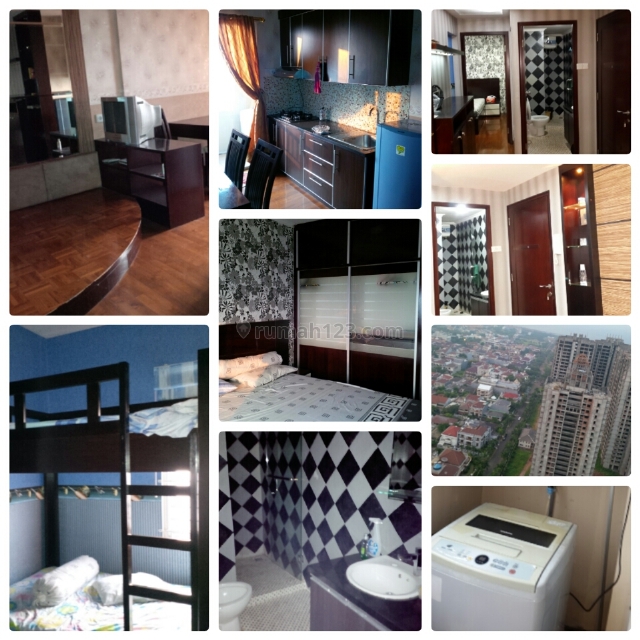 Apt Ancol Mediterania 2BR+1KM . FF Lux, Ancol, Jakarta Utara