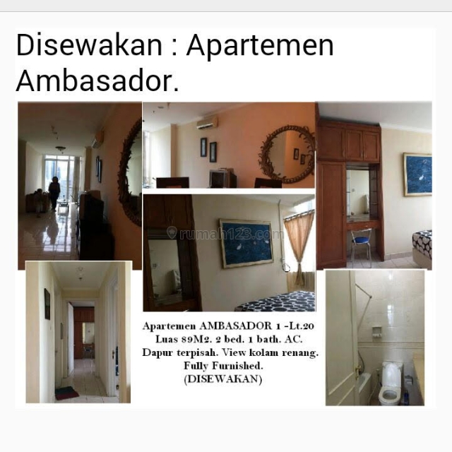 Apartemen Ambassador fully furnished, Kuningan, Jakarta Selatan