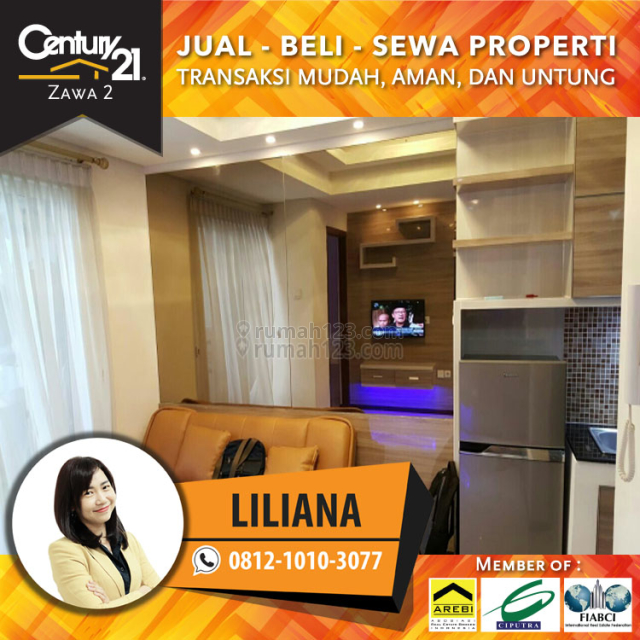 Apartemen Royal Mediterania Garden Type 1BR Fully Furnished Siap Huni, Grogol, Jakarta Barat