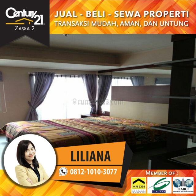 Apartemen Royal Mediterania Garden Type Studio Fully Furnished Cantik-Tinggal Bawa Koper, Grogol, Jakarta Barat