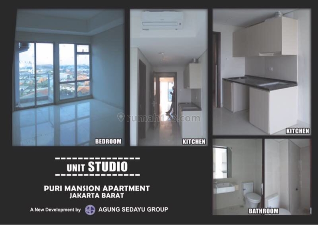 Puri Mansion Apartment Type STUDIO Siap Rugi, Puri Mansion, Jakarta Barat