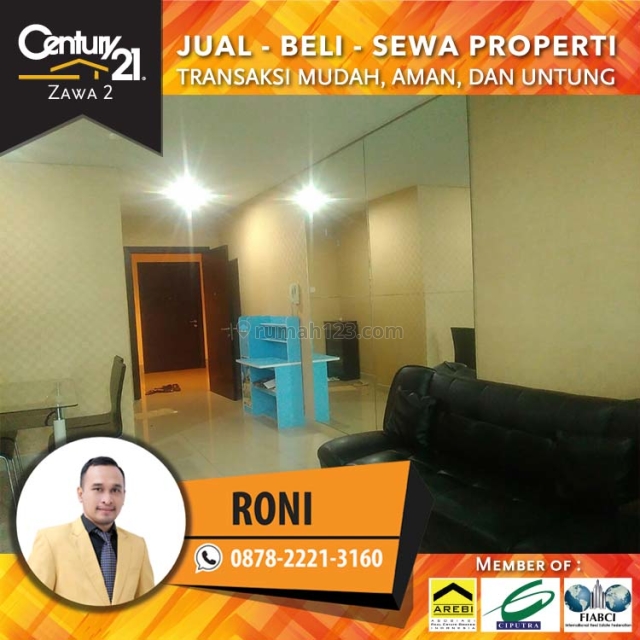 Apartment Central Park Residence 2+1BR Fully Furnish Luas 84Sqm, Tanjung Duren, Jakarta Barat