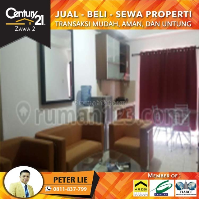 Apartment Mediterania Garden 2 Type 2Bedroom Fully Furnish Luas 42sqm, Tanjung Duren, Jakarta Barat