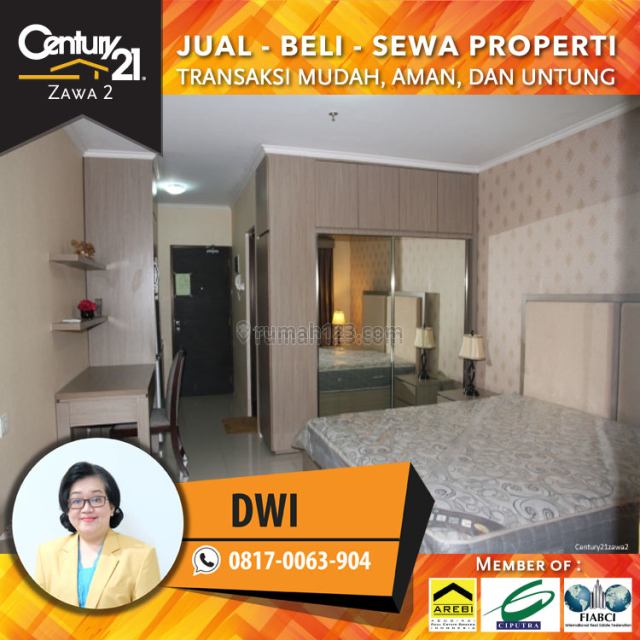 Apartemen Taman Sari - Luas 35 Sqm Type Studio Harga 7jt /Bulan, Sudirman, Jakarta Selatan