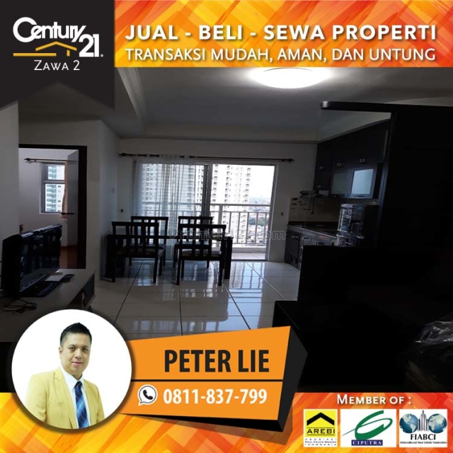 Apartemen Mediterania Garden 2--2Bedroom Fully Furnish Lantai Tengah View City, Tanjung Duren, Jakarta Barat