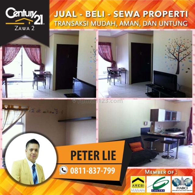 Apartemen Mediterania Residence 2--2Bedroom Fully Furnish Lantai Rendah View Pool, Tanjung Duren, Jakarta Barat