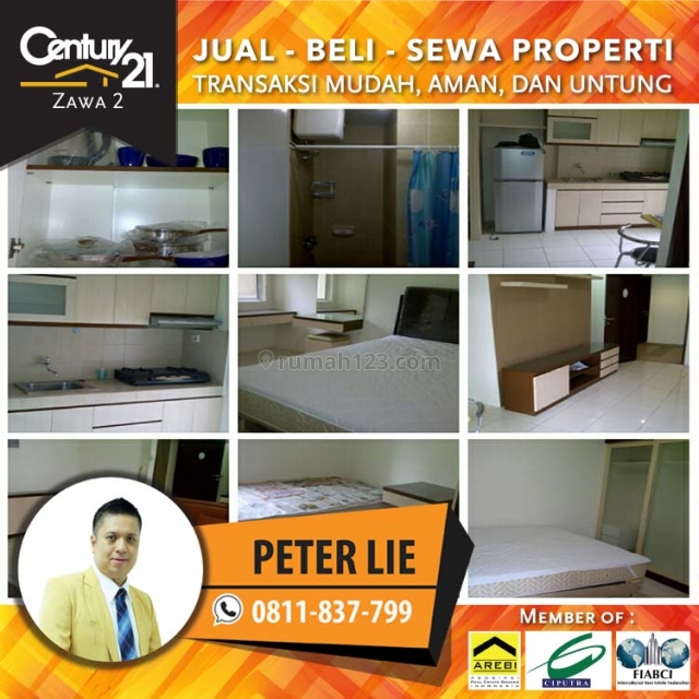 Apartemen Mediterania Garden Murah 2BR Fully Furnish Lantai Rendah View Pool, Tanjung Duren, Jakarta Barat
