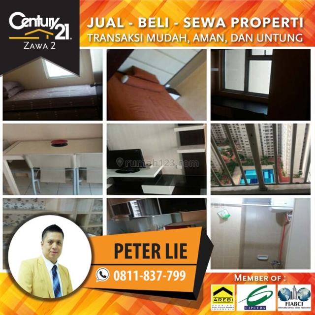 Apartemen Mediterania Garden Tj Duren 2BR Fully Furnish Lantai Rendah View Pool, Central Park, Jakarta Barat