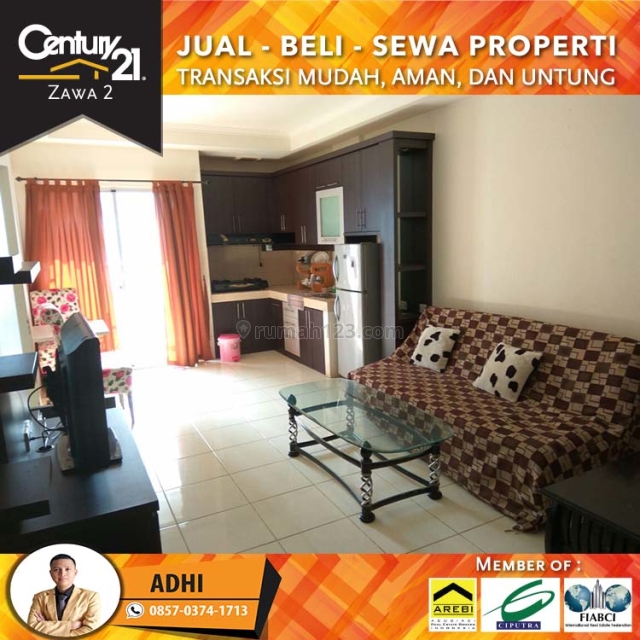 Apartemen Mediterania Garden 2 Residence 3BR+1 Furnished Lantai Tinggi, Central Park, Jakarta Barat