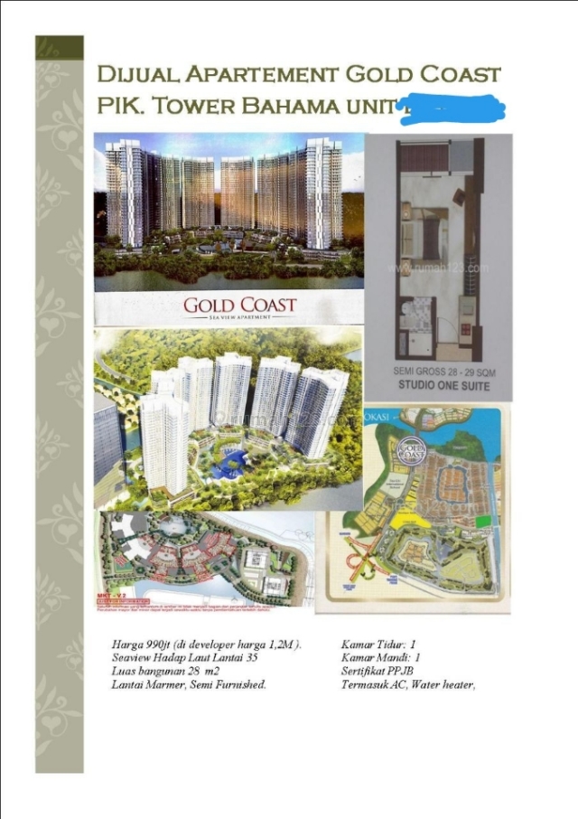 Gold Coast - Nego sampe Deal., Pantai Indah Kapuk, Jakarta Utara