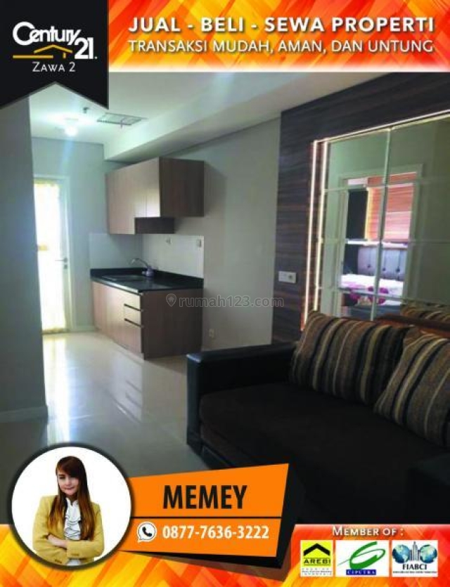 Apartemen Madison park 1br luas 25m2 harga 60jt /Tahun, Tanjung Duren, Jakarta Barat