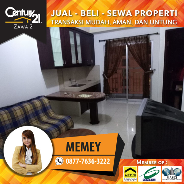 Apartemen Mediterania Garden Residence 2 - 2BR Semi Rurnished Luas 42m2 harga 47 Juta / Tahun, Tanjung Duren, Jakarta Barat