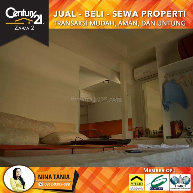 Apartemen Royal Mediterania 1Bedroom Fully Furnish Lantai Tengah View City , Central Park, Jakarta Barat, Tanjung Duren, Jakarta Barat