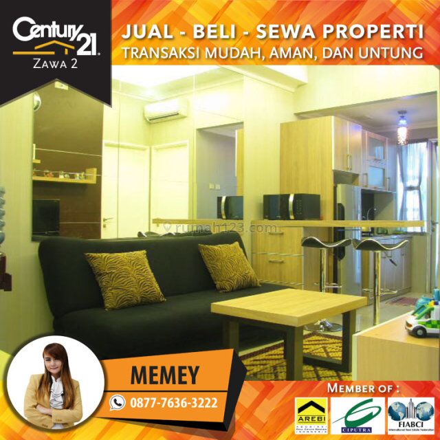 Apartemen Season City 2BR Full Furnished L.rendah Luas 55m2 View Kolam Harga 67 Juta Pertahun, Jembatan Besi, Jakarta Barat
