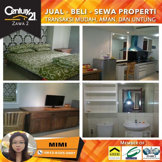 Apartemen Royal Mediterania garden Type Studio Fully Furnished Lantai Sedang, Tanjung Duren, Jakarta Barat