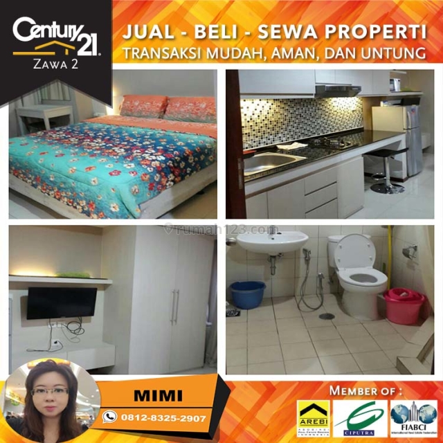 Apartemen Royal Mediterania Garden Type Studio Full Furnish Lantai Tinggi bagus dan Nyaman, Tanjung Duren, Jakarta Barat