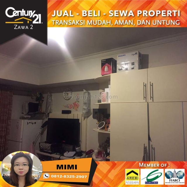 Apartemen Royal Mediterania Garden 1 BR Full Furnish View SOHO, Tanjung Duren, Jakarta Barat