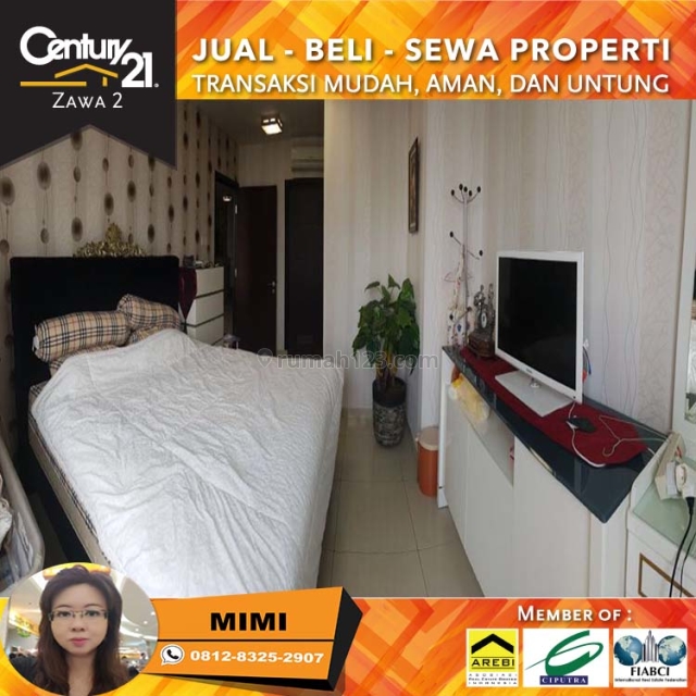 Apartemen Central Park Residence 3BR Fully Furnish High Floor, Central Park, Jakarta Barat