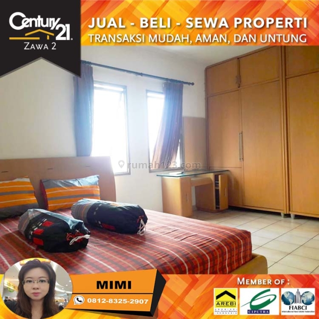 Apartemen Medit 1 Furnish Bagus 3BR 2BT Lantai Rendah View Pool, Tanjung Duren, Jakarta Barat