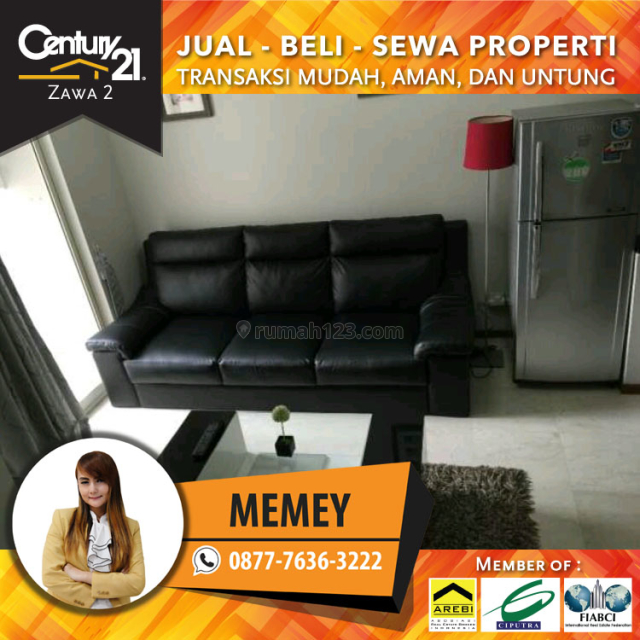 Apartemen Royal Mediterania Luas 35m2 Furnished Lsedang View Pool Harga 68 Juta Pertahun, Tanjung Duren, Jakarta Barat