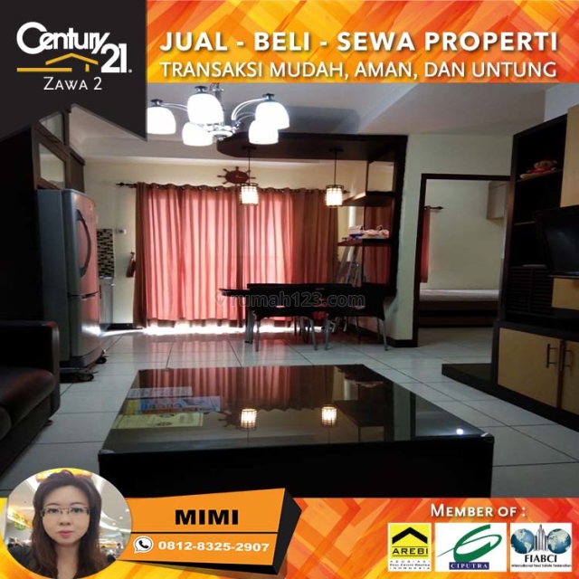 Apartemen Mediterania Garden 2BR Full Furnish Middle Floor Tower Jasmine View City, Tanjung Duren, Jakarta Barat