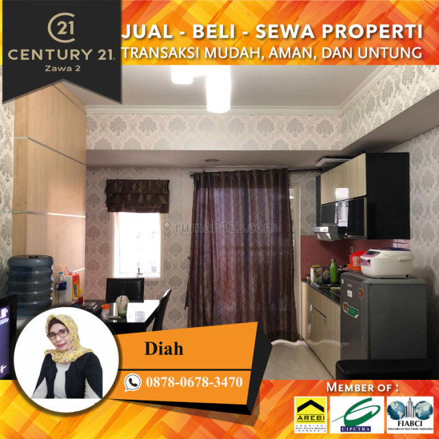 Apartemen Royal Mediterania Tower MariGold 2+1BR Full Furnsihed, Central Park, Jakarta Barat