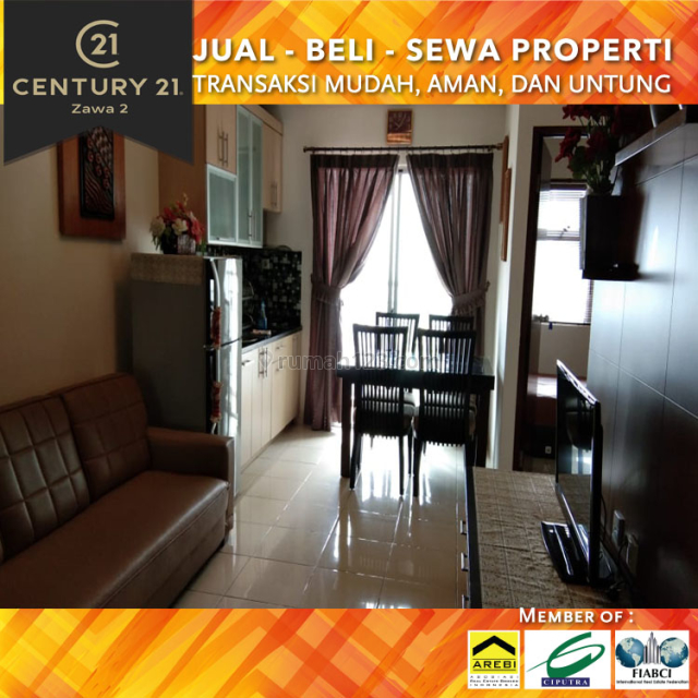 Apartemen Mediterania Garden 2 Luas 42m2 2BR Full Furnished Tower Flamboyan View Pool Harga 63jt Nego, Central Park, Jakarta Barat