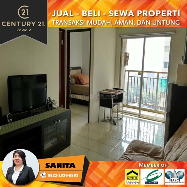 Apartemen Mediterania Garden 2BR Fully Furnish Tower Gardena View Pool, Tanjung Duren, Jakarta Barat