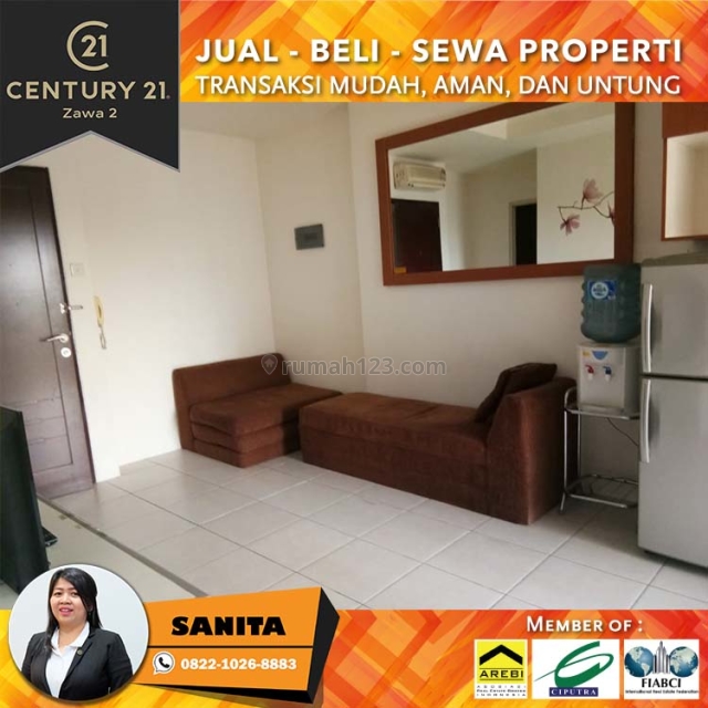 Apartemen Mediterania Garden 2, 2BR Semi Furnish Tower Flamboyan, Tanjung Duren, Jakarta Barat