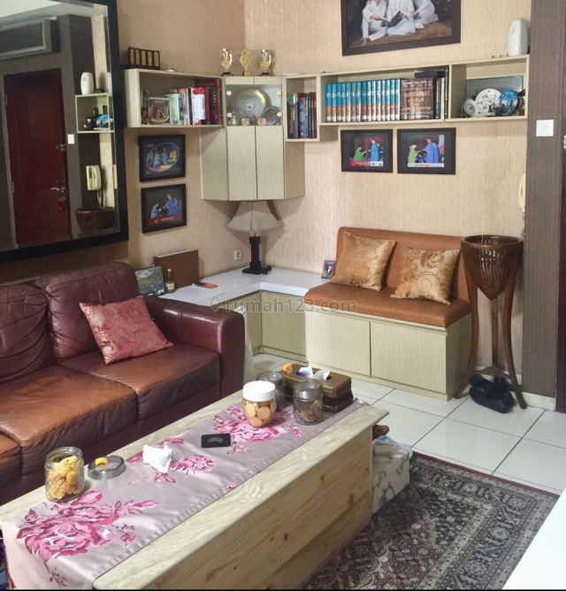 Apart Mediterania Garden 2, type 3 Bedroom Furnished Low Floor, Central Park, Jakarta Barat