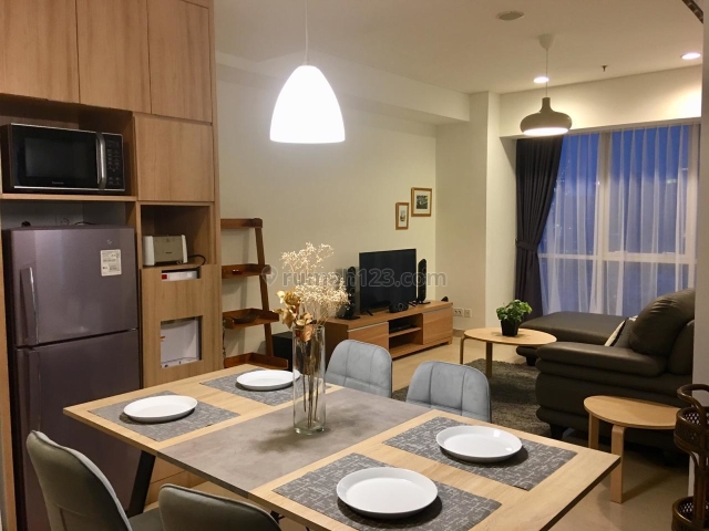 Apartemen Sky Garden. 2BR, Furnish. USD. 1800/Bulan, Setiabudi, Jakarta Selatan