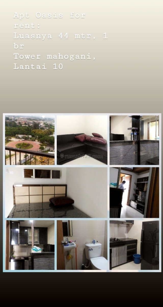 oasis 1 kamar siap huni, Cikarang, Bekasi