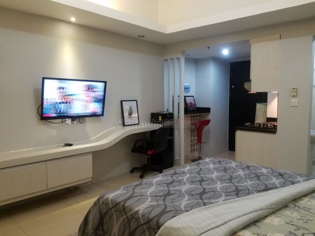 APT AMBASSADE STD 35 SQM DESIGN BY BLITE INTERIOR DESIGN FF IDR 6JT ON SCBD AREA DESIGN MINIMALIS, Kuningan, Jakarta Selatan
