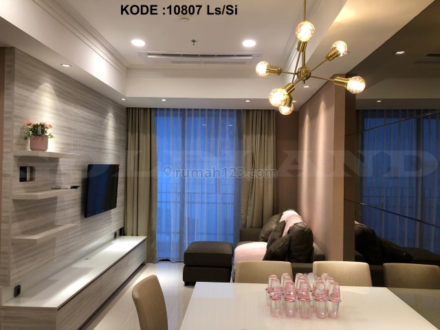KODE :10807(Ls/Si) Apartemen Casa Grande Residence, Luas 76 Meter, Cassablanca, Jakarta Selatan