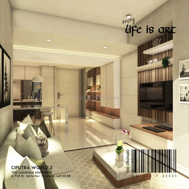 The Orchaed Satrio Apartemen CW 2 ( Jaksel), Prof. Dr. Satrio, Jakarta Selatan