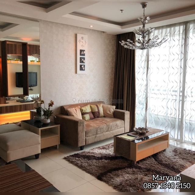 Central Park Residences 2+1 BR Furnish Lux Rapih Terawat Lokasi paling strategis di Jakarta Barat, Central Park, Jakarta Barat