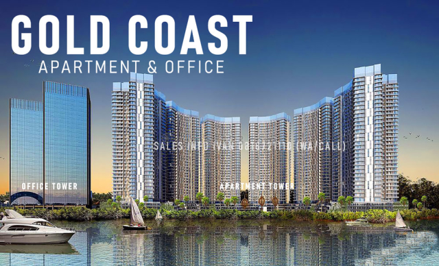 apartement Gold Coast type studio pantai indah kapuk , harga 45 juta / tahun ., Pantai Indah Kapuk, Jakarta Utara