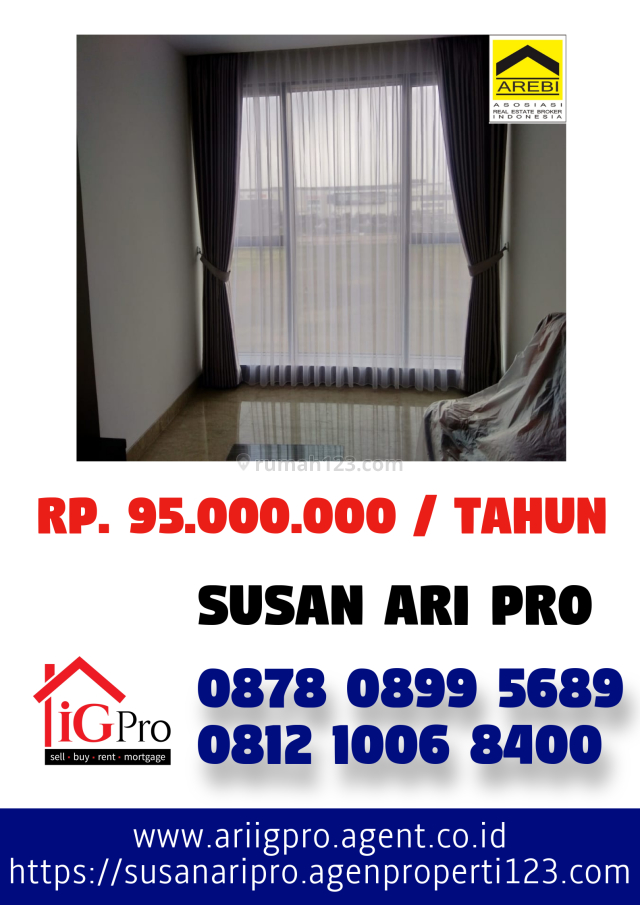 Hot Listing, Apartemen Branz 1BR Di BSD City, BSD City, Tangerang