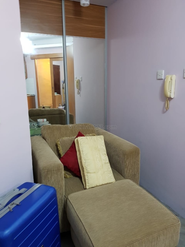 Apartemen Mediterania Garden 1 - Luas 35m2 1BR Ltinggi View City, Central Park, Jakarta Barat