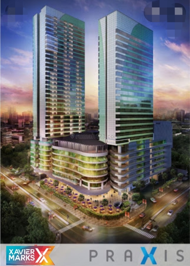 Apartemen Praxis lokasi pusat CBD Surabaya, Keputran, Surabaya