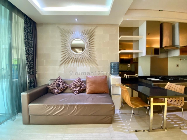 Central Park Tower Alaina 1BR Luas 44m2 Lantai Rendah Ful Furnished, Central Park, Jakarta Barat