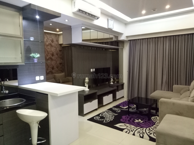 APARTEMEN AMBASSADE RESIDENCE 2BR FULLY FURNISH GOOD CONDITION NICE INTERIOR DESIGN BY BLITE INTERIOR DESIGN IDR 11.000.000,-/MONTH, Kuningan, Jakarta Selatan