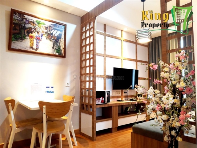 Brand New Japanese Style Interior! 2BR Furnish Taman Anggrek Residences, Grogol, Jakarta Barat