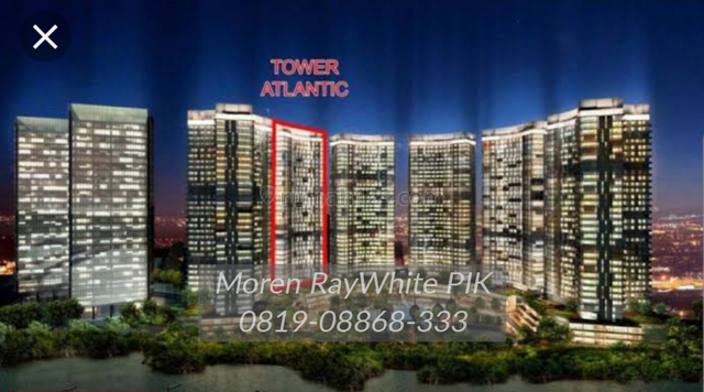 Dijual apartemen goldcoast tower alantik type 3 bedroom 113 m2, pik, Pantai Indah Kapuk, Jakarta Utara