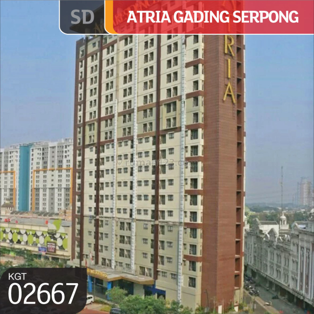 Apartemen Atria Residence Lantai 12, Gading Serpong, Tangerang, Banten, Serpong, Tangerang