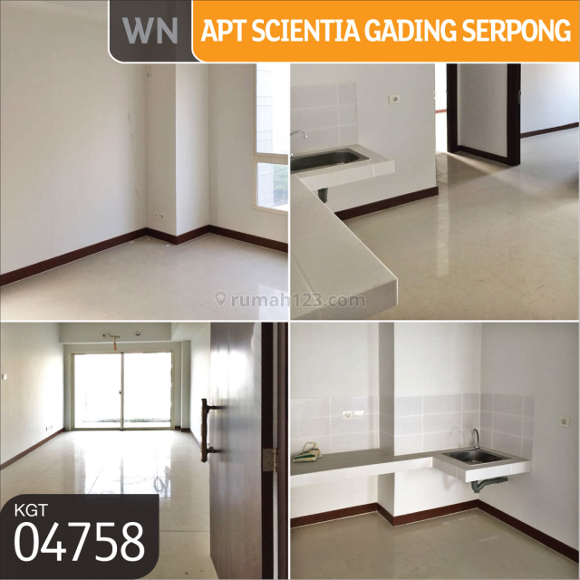 Apartemen Scientia Residence Tower D Lantai 12 Gading Serpong, Tangerang, Serpong, Tangerang