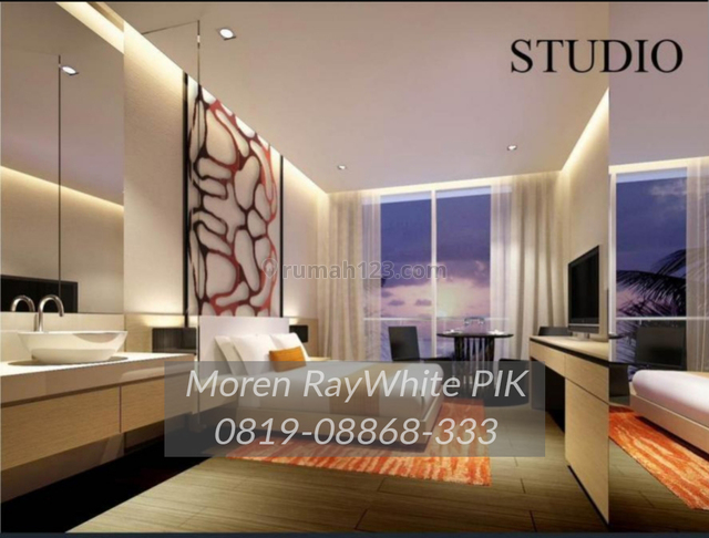 Dijual apartemen goldcoast tower bahama type studio 28m2, Pantai Indah Kapuk, Jakarta Utara