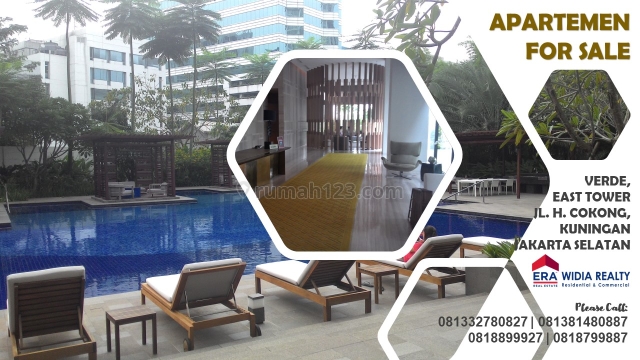 Apartemen 3 Kamar Ber-Gaya RESORT, BALCONY dan MURAH HANYA @VERDE, Kuningan Jakarta Selatan, Kuningan, Jakarta Selatan