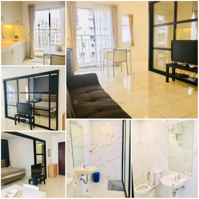 Apartemen Mediterania 2 Tanjung Duren 2 Bedroom Direnov Jadi 1 Bedroom Full Furnish Bagus, Central Park, Jakarta Barat